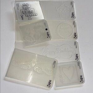 Sizzix Embossing Folders Set Birthday Embossing Folders For Cards